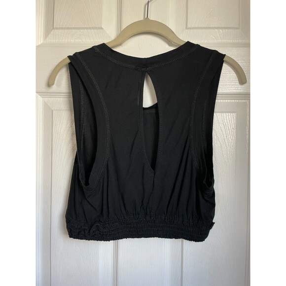 Endless Summer by Free People Beach Morningside Black Crop Top Medium - Picture 4 of 6